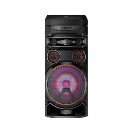 LG XBOOM RNC7 Bluetooth Speaker - Unleash powerful sound in sleek Black.