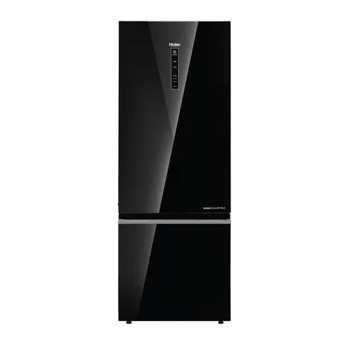 **Haier HRB-3752PKGA-P 325L Premium Bottom Mount Frost Free Refrigerator – 14-in-1 Convertible, Triple Inverter, Dual Fan Cooling & Black Glass Finish**
