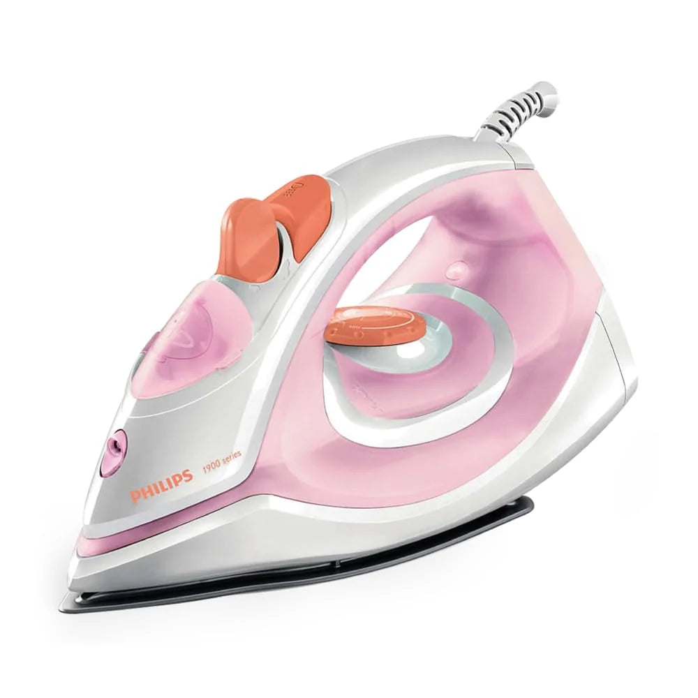 Philips GC1920/28 Steam Iron: Non-Stick Soleplate, Steam & Spray Function, Cool-Touch Handle