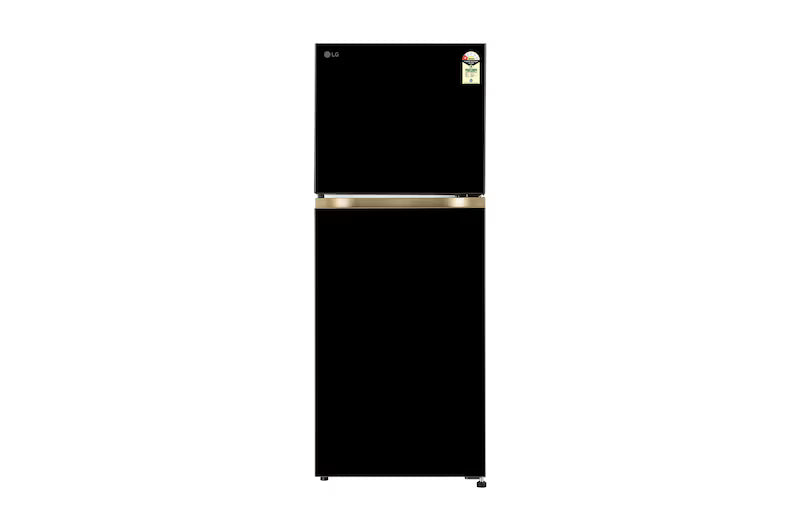 LG 225L Double Door Refrigerator Smart Inverter Auto Smart Connect Multi Air Flow Frost Free Onyx Black 1 Star Fridge