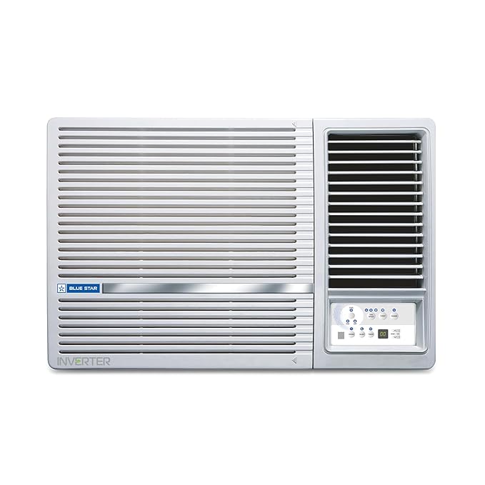 Blue Star 1.5 Ton 5 Star Inverter Window AC | Copper Coil | Multi Sensors | Blue Fins Protection | WIA518LXU