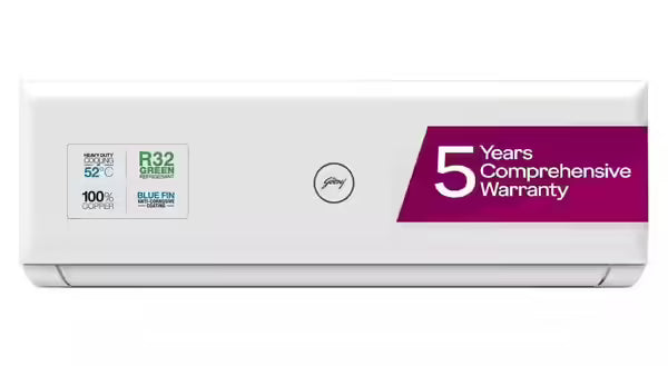 Godrej SFC 20STC3-WYP 2025 Model 1.7 Ton 3 Star, 4-Way Air Swing Fixed Speed Split AC