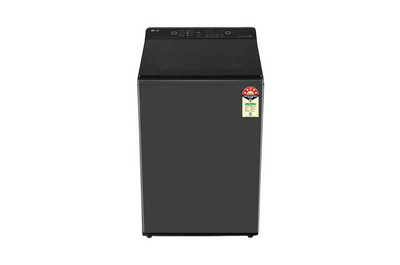 LG 8Kg Fully Automatic Top Load Washing Machine | Hard Water Wash | 5 Star | Middle Black | T80KMMB3Z