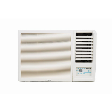 Hitachi 1 Ton 3 Star Window AC (Copper, Dust Filter, 2021 Model, White)