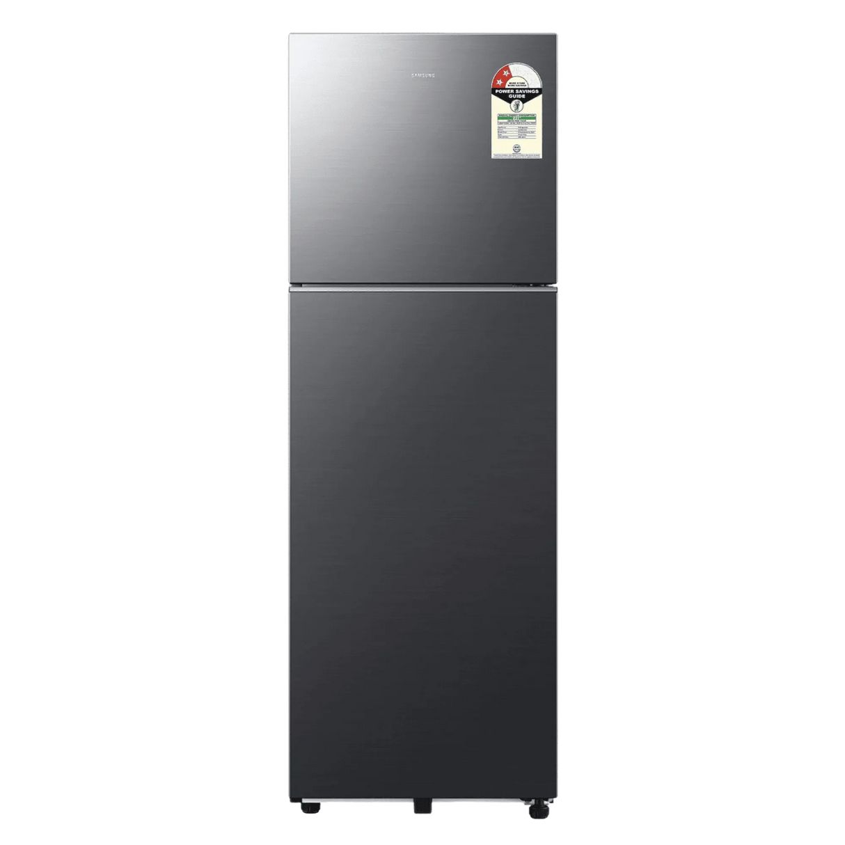 Samsung RT40H30W2KHL Double Door Refrigerator (256L, Digital Inverter Compressor, Frost Free, All-Around Cooling, Stabilizer Free Operation, Elegant Black Finish)