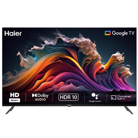 Haier 80 cm (32 Inch) HD Ready Smart Google TV (H32K82FX) | HDR10 | Dolby Audio | Google Assistant | Chromecast Built-in | 20W Speakers