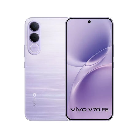 Vivo V70 FE 8GB/256GB | Dimensity 7300, 50MP OIS Camera, 6500mAh Battery, 90W, Nova Light Purple