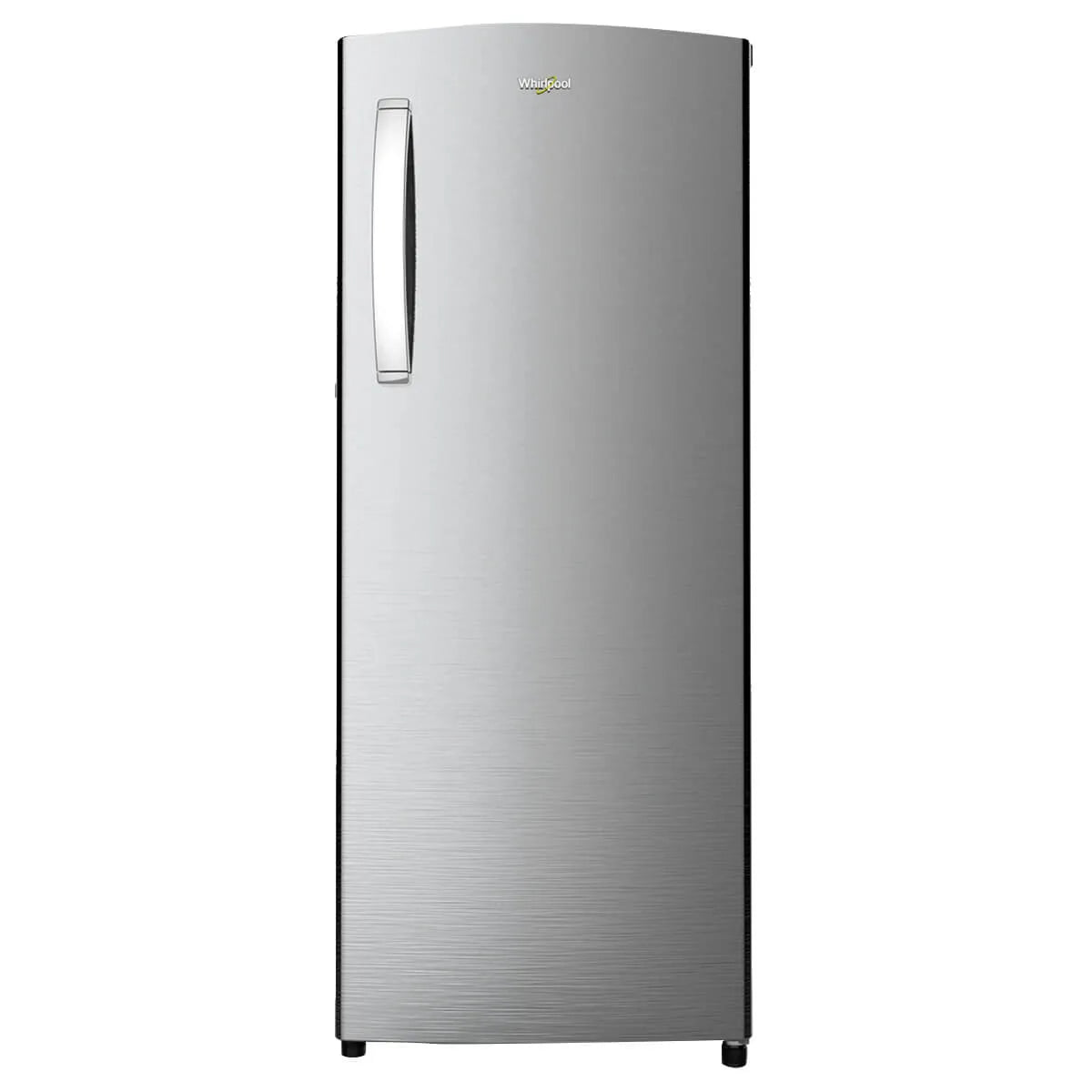 Whirlpool Ice Magic Pro 207L Single Door Refrigerator 3 Star Direct Cool Alpha Steel | Energy Efficient Fridge with Toughened Glass Shelves