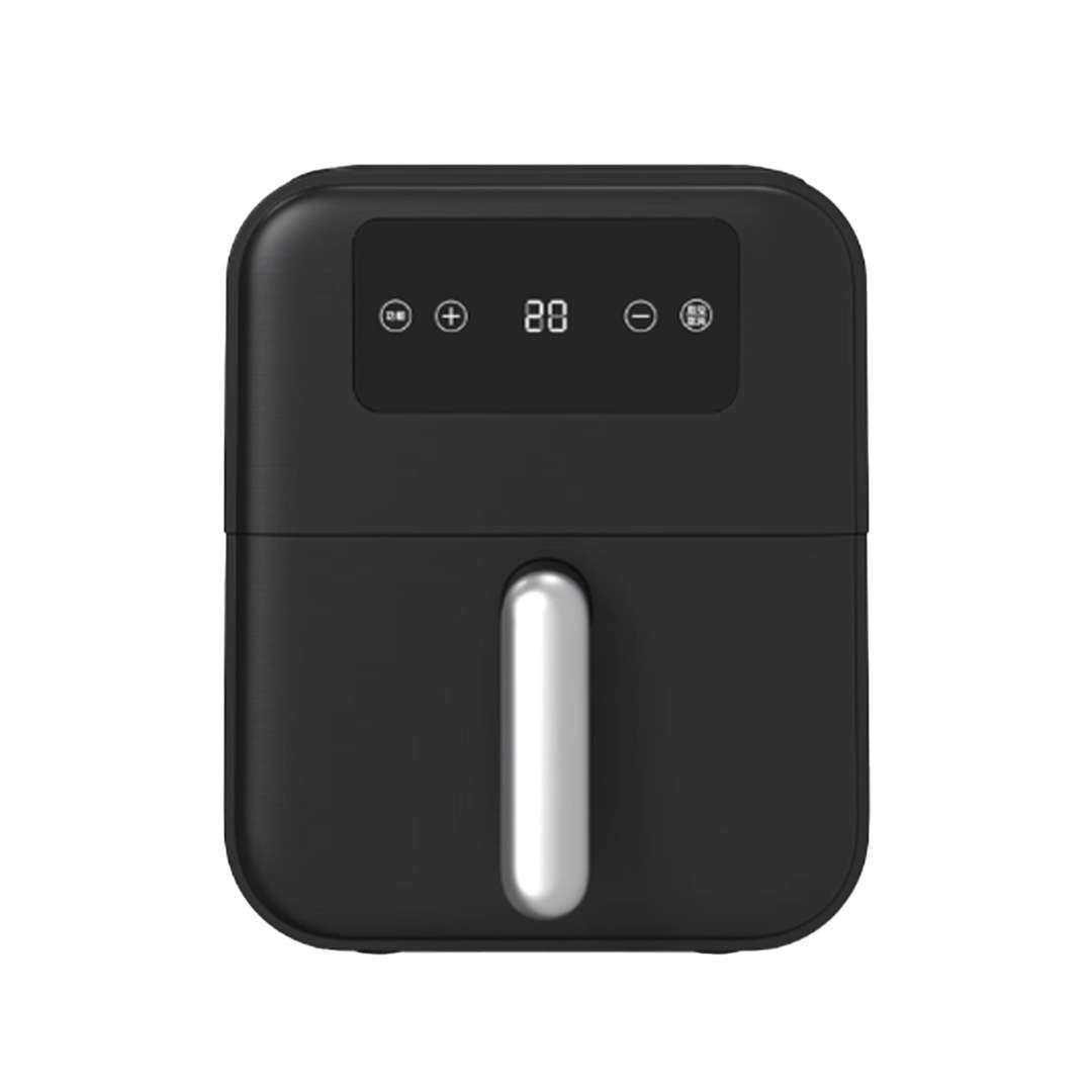 Midea Air Fryer with 1600W Heating Power: Adjustable Temperature up to 200°, 60-minute Auto-Timer, Precision Touch Controls, LED Digital Display, Auto Pause on Basket Removal