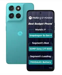 Motorola Moto G57 Power 5G (8GB RAM, 128GB Storage, P. Fluidity) – Snapdragon 6s Gen 4 & 7000mAh Battery