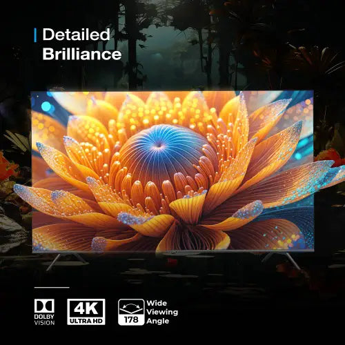 Sansui 165 cm (65 inches) 4K Ultra HD Smart QLED Google TV JSW65GSQLED (Black)