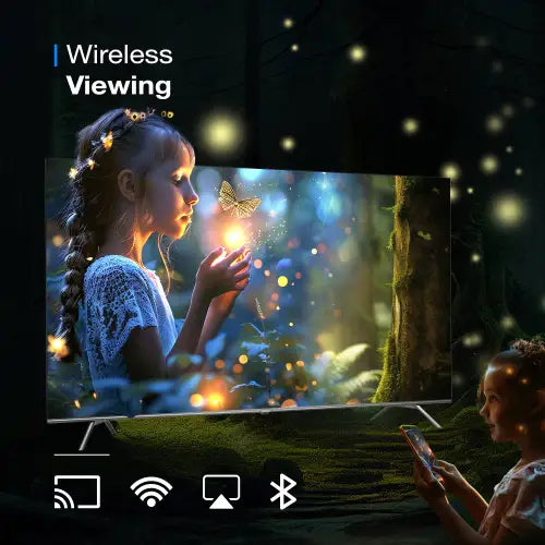 Sansui 165 cm (65 inches) 4K Ultra HD Smart QLED Google TV JSW65GSQLED (Black)