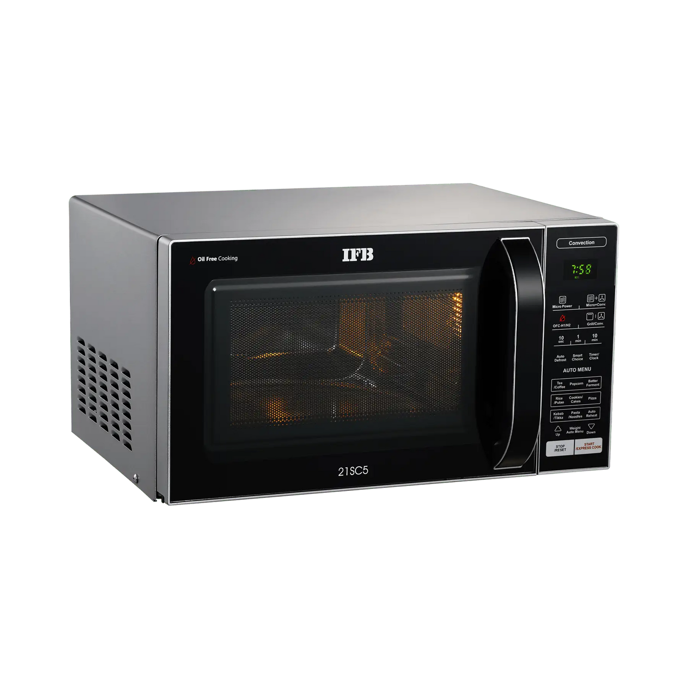 IFB 21 L Convection Microwave  | 21SC5, Metallic Silver