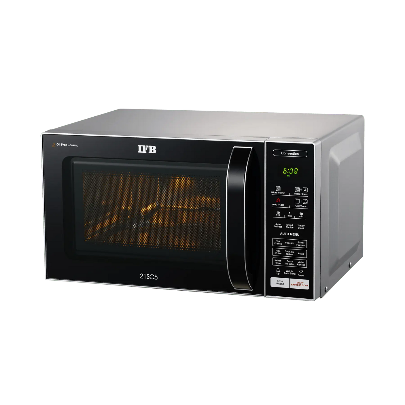 IFB 21 L Convection Microwave  | 21SC5, Metallic Silver