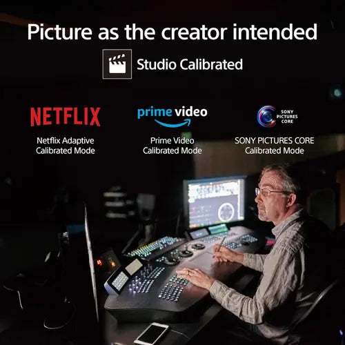 Sony 164 cm (65 inches) BRAVIA 7 4K Ultra HD AI Smart LED Google TV K-65XR70 (Black)