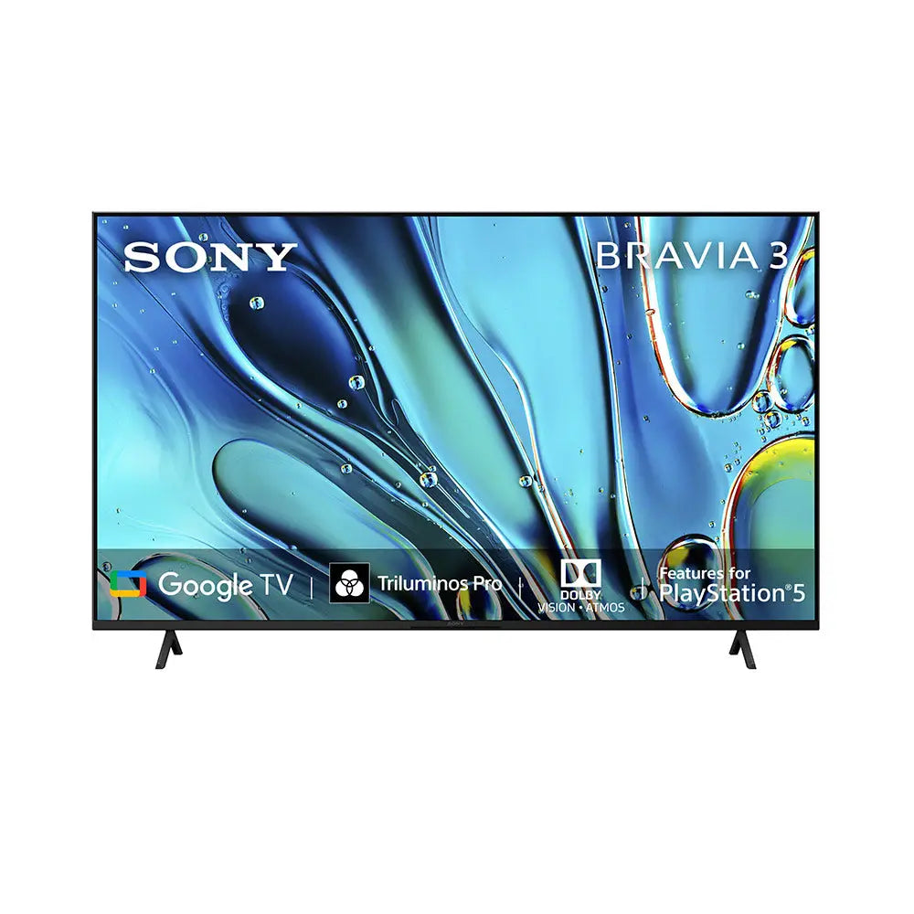 Sony BRAVIA 3 Series 139 cm (55 inches) 4K Ultra HD AI Smart LED Google TV K-55S30 (Black)