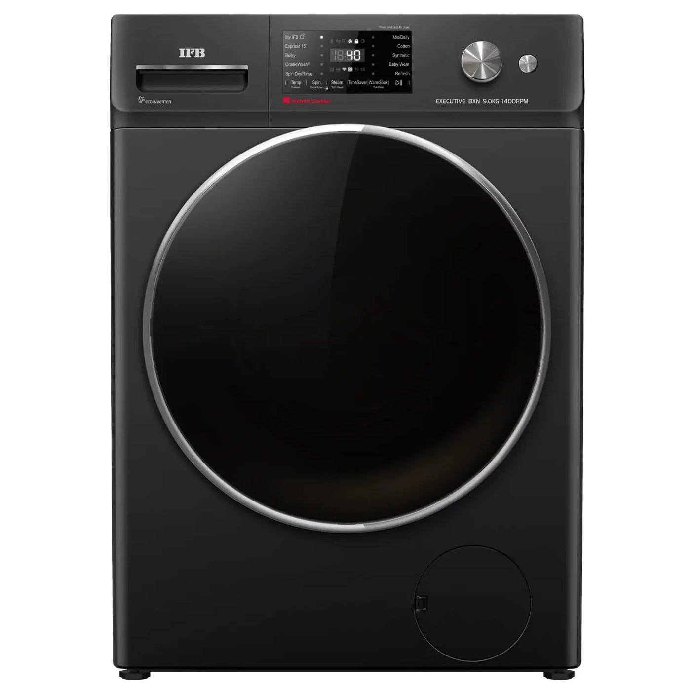 IFB 9 kg 5 Star Wi-Fi Inverter Fully Automatic Front Load Washing Machine (Executive BXN 9014K, AI Technology, Black)