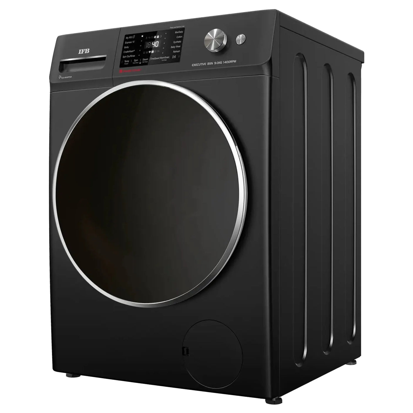 IFB 9 kg 5 Star Wi-Fi Inverter Fully Automatic Front Load Washing Machine (Executive BXN 9014K, AI Technology, Black)