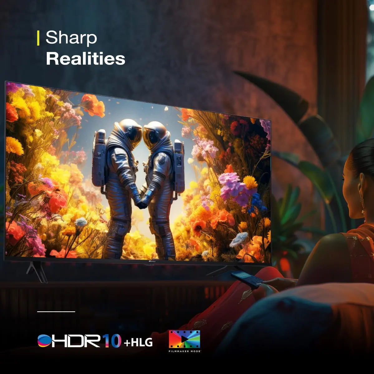 Sansui 109 cm (43 inch) Ultra HD (4K) LED Smart Google TV 2024 Edition with Zen Panel Dolby Audio & Filmmaker mode (JSW43GSUHD)