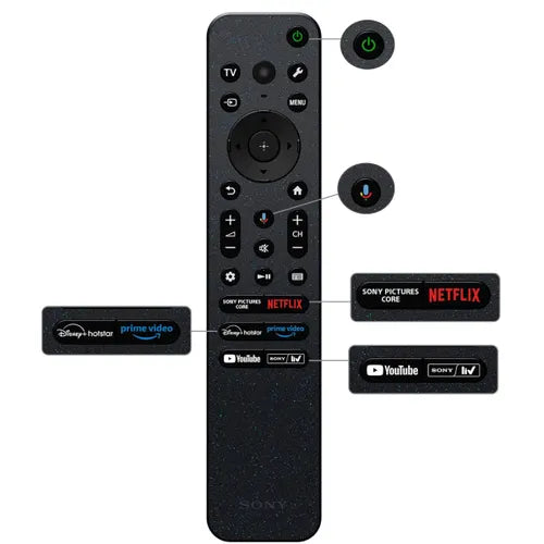 Sony BRAVIA 3 Series 108 cm (43 inches) 4K Ultra HD AI Smart LED Google TV K-43S30 (Black)