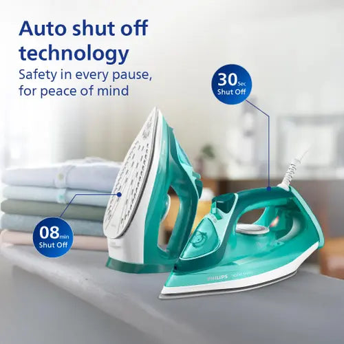 PHILIPS DST3030/70 2400 W Steam Iron  (Green)