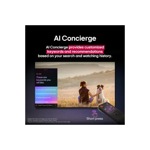 LG Nano Cell AI (NANO83) 108cm (43 Inch) 4K Ultra HD Smart TV , 43NANO83A6A (2025)