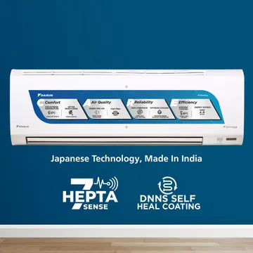 DAIKIN ATKL50UV16UA Premium Series 1.5 Ton 3 Star Inverter Split Smart AC with Dew Clean Technology (Copper Condenser)