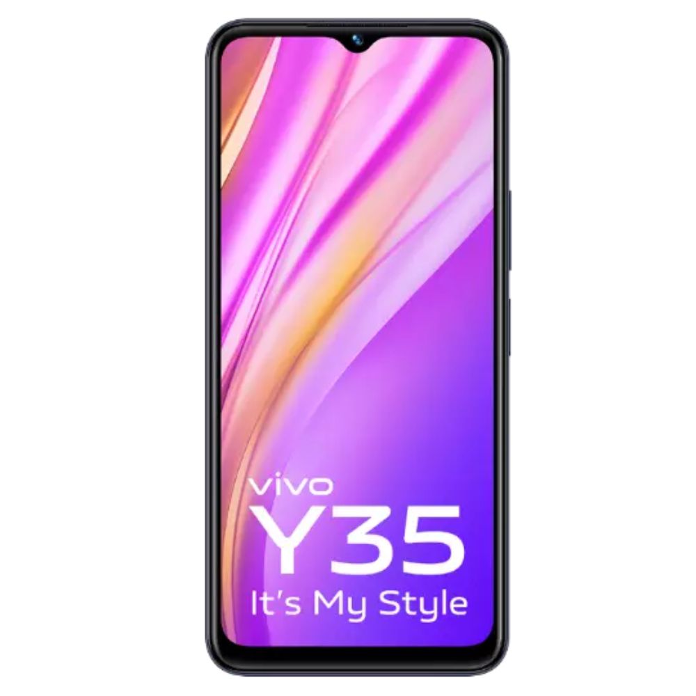 Sleek Elegance: Vivo Y35 - Agate Black, 8GB/128GB