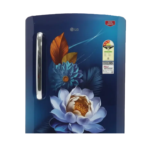 LG 224L Double Door Refrigerator | GL-D2336YABW | Smart Inverter Compressor, Black Finish