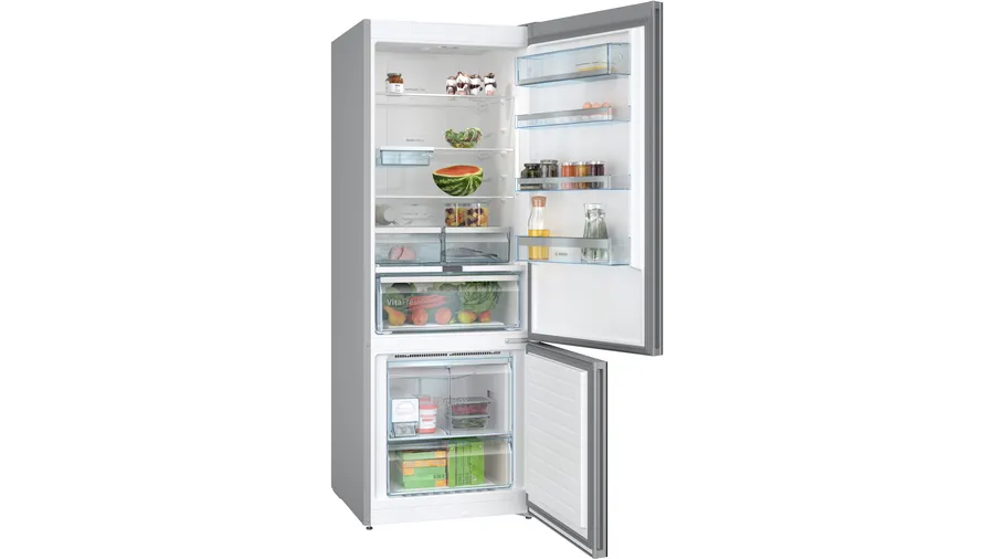 Bosch 559L 2 Star Bottom Freezer Refrigerator (KGN56LB42I, Black Inox)