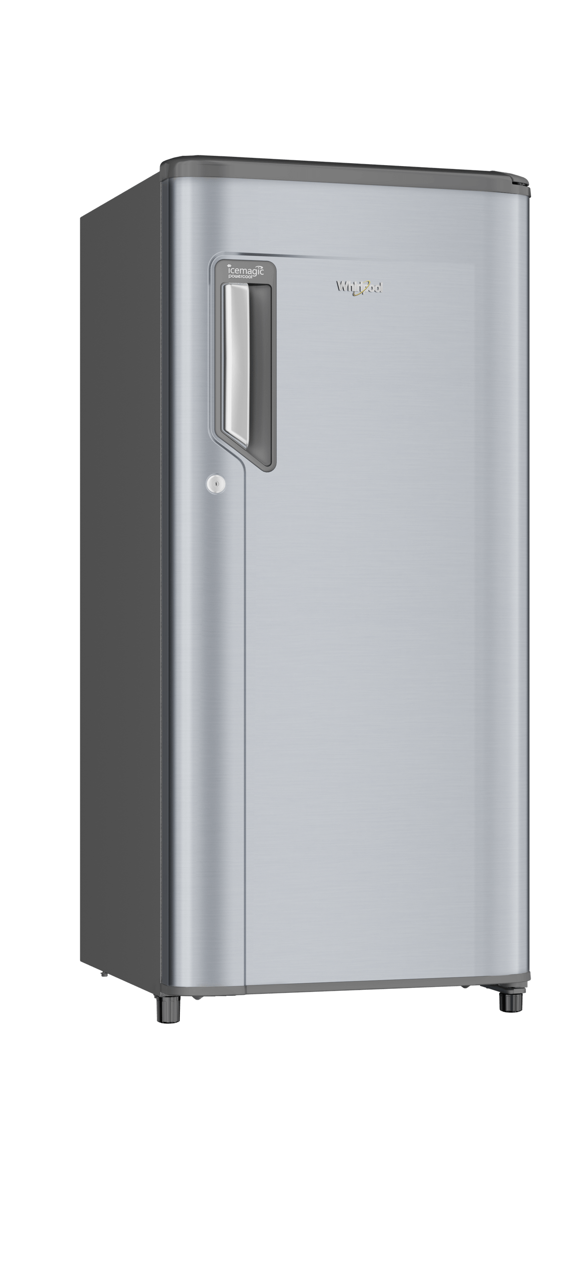 Icemagic 184L 2 Star Single Door Fridge – Powercool Series | Imperial Steel (73582)