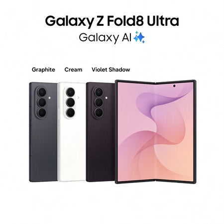 Samsung Galaxy Z Fold 8 Ultra 5G (512GB, 12GB RAM) with Galaxy AI - Violet Shadow