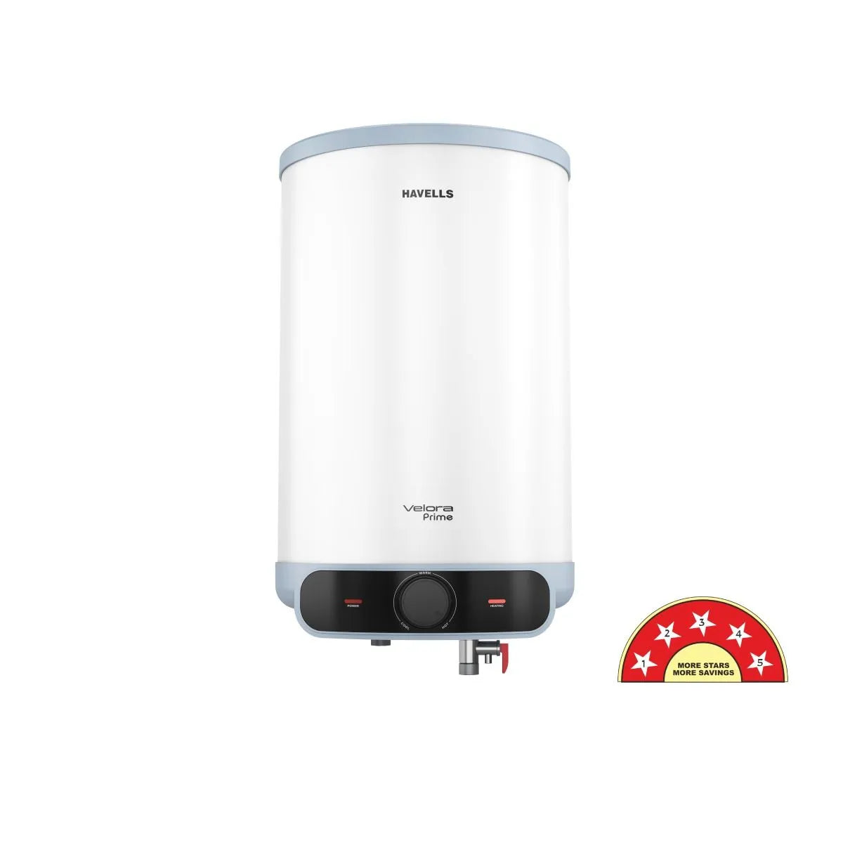 HAVELLS Velora Prime 25 Ltr With 5 Year Warranty & Free Installation & Flexi pipes 25 L Storage Water Geyser (White)