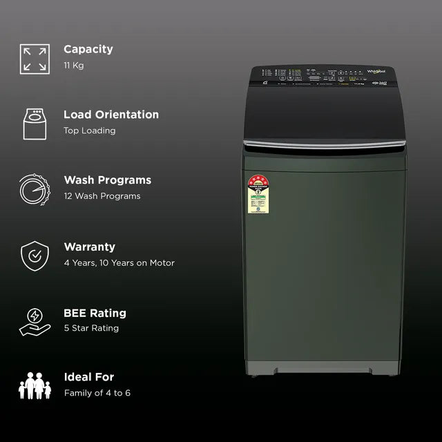 Whirlpool 31694 360° Bloomwash Fully Automatic Top Load Washing Machine | In-Built Heater, 5 Star