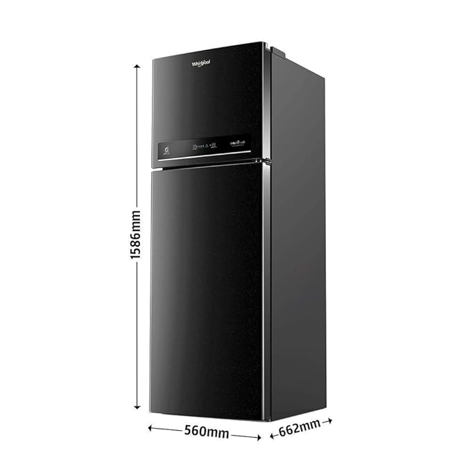 Whirlpool 231 L 2 Star Frost-Free Double Door Refrigerator (NEO DF278 PRM BLACK SPARKLE(2s)-TL 22064)