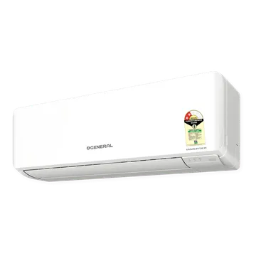 O General 1 Ton 2 Star Inverter Split AC (ASGG12CPAB-B-IND, Copper Condenser, White)