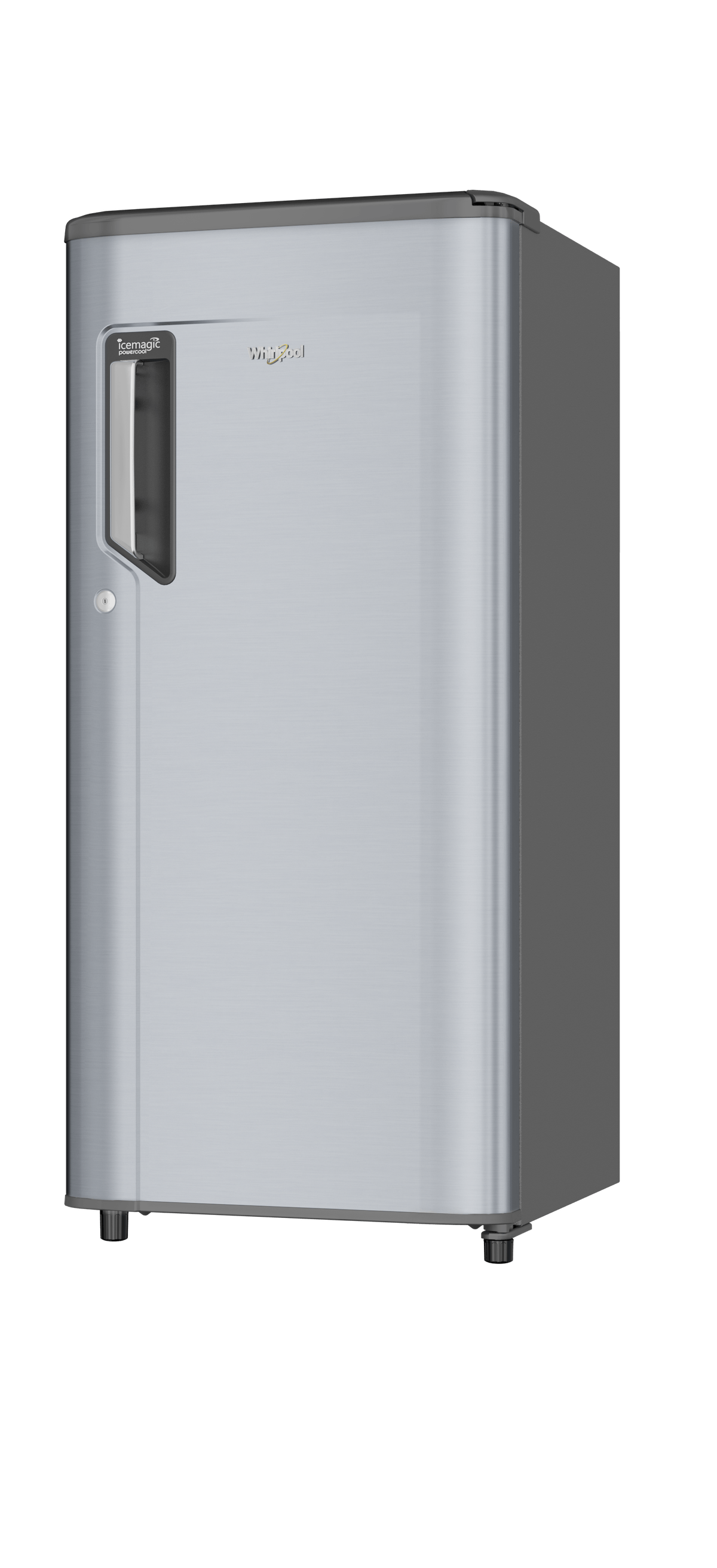 Icemagic 184L 2 Star Single Door Fridge – Powercool Series | Imperial Steel (73582)