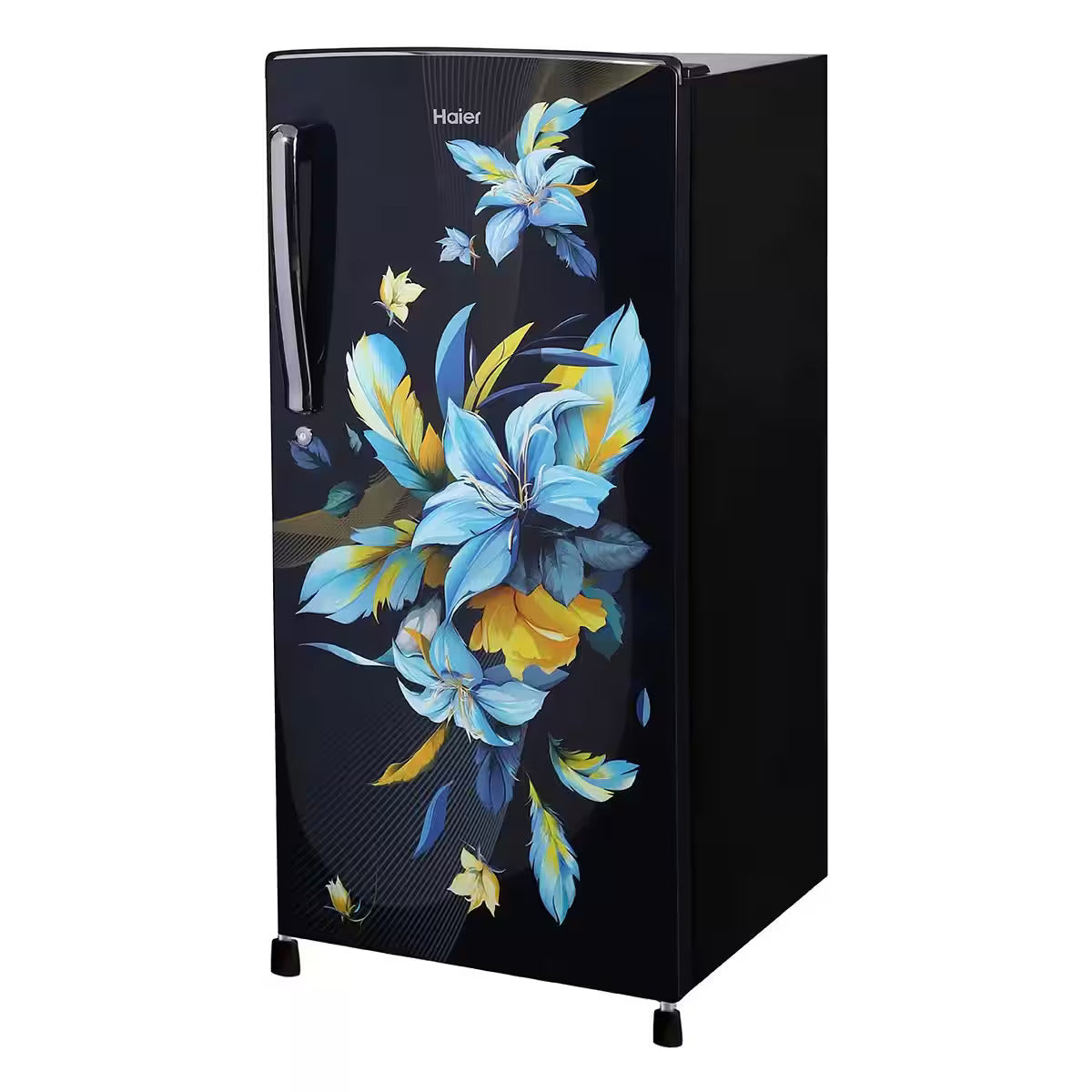 Haier 185 L, 2 Star, Black Opal Finish Direct Cool Single Door Refrigerator (HRD-2062CKO-N)
