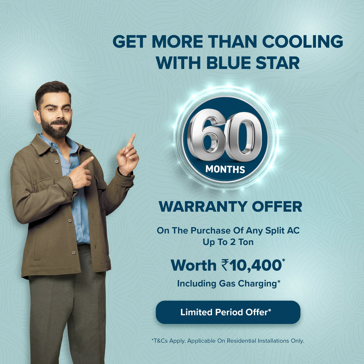 Blue Star 2 Ton 3 Star Split Inverter Air Conditioner 2026 Model IA322DXU – Copper Condenser, Energy Efficient Cooling, White