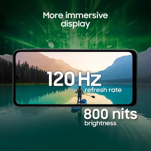 Samsung Galaxy A07 5G (6GB RAM, 128GB Storage, Black) – Dimensity 6300, 6000mAh Battery & 120Hz Display