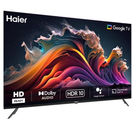 Haier 80 cm (32 Inch) HD Ready Smart Google TV (H32K82FX) | HDR10 | Dolby Audio | Google Assistant | Chromecast Built-in | 20W Speakers