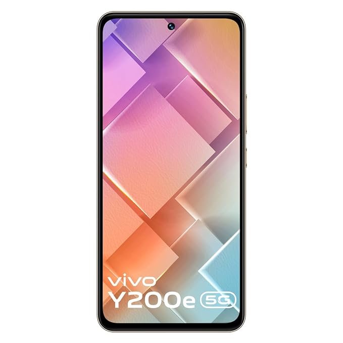 Vivo Y200e 5G (Saffron Delight, 8GB RAM, 128GB Storage)