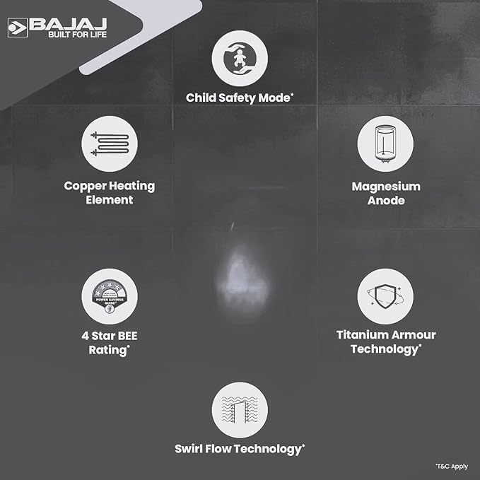 BAJAJ 25 L Storage Water Geyser (Astor 25 ltr, White)