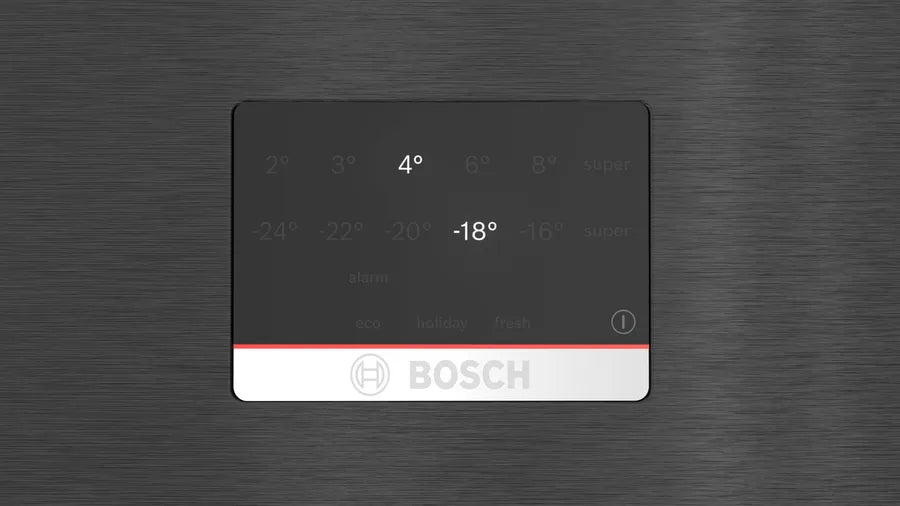 Bosch 508 L Frost Free Double Door 2 Star Refrigerator  (Black, Grey, KGN56CX41I)