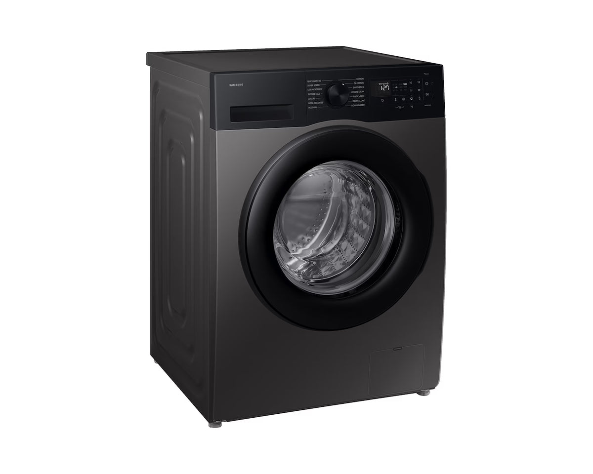 Samsung 12 Kg Wi-Fi Fully Automatic Front Load Washing Machine | AI Eco bubble, Hygiene Steam, 5 Star, Refined Inox | WW12DG5B24AX