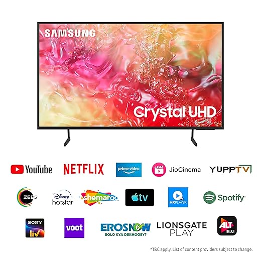Samsung 189 cm (75 inches) 4K Ultra HD Smart LED TV UA75DU7660KXXL (Black)