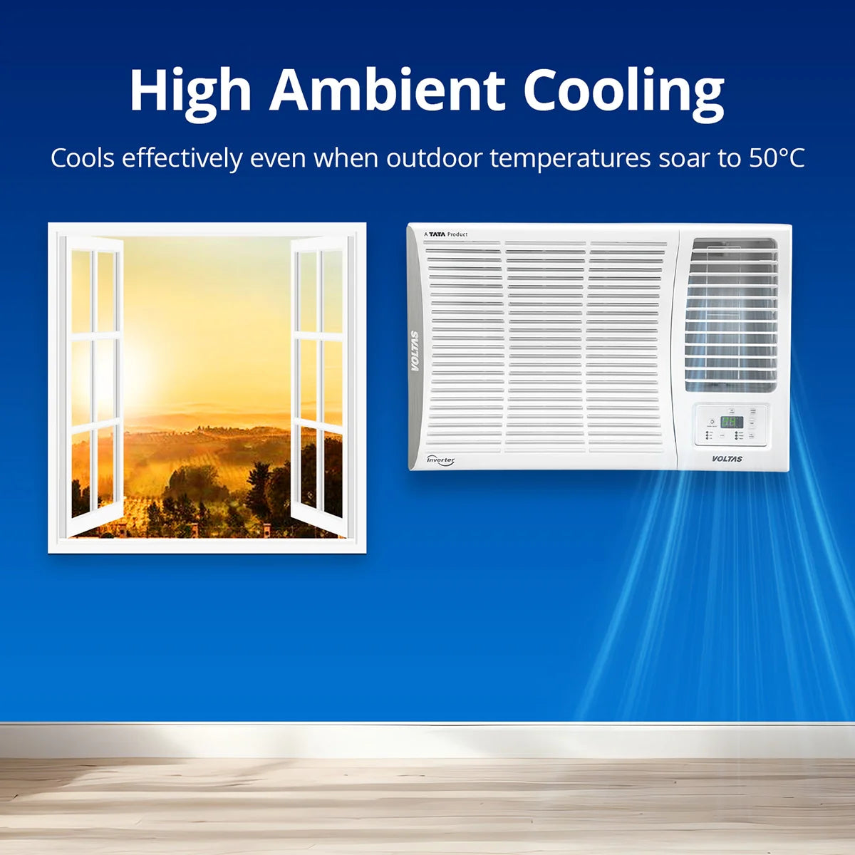 Voltas 1.5 Ton 5 Star Window Air Conditioner 185V Vertis Elite-1