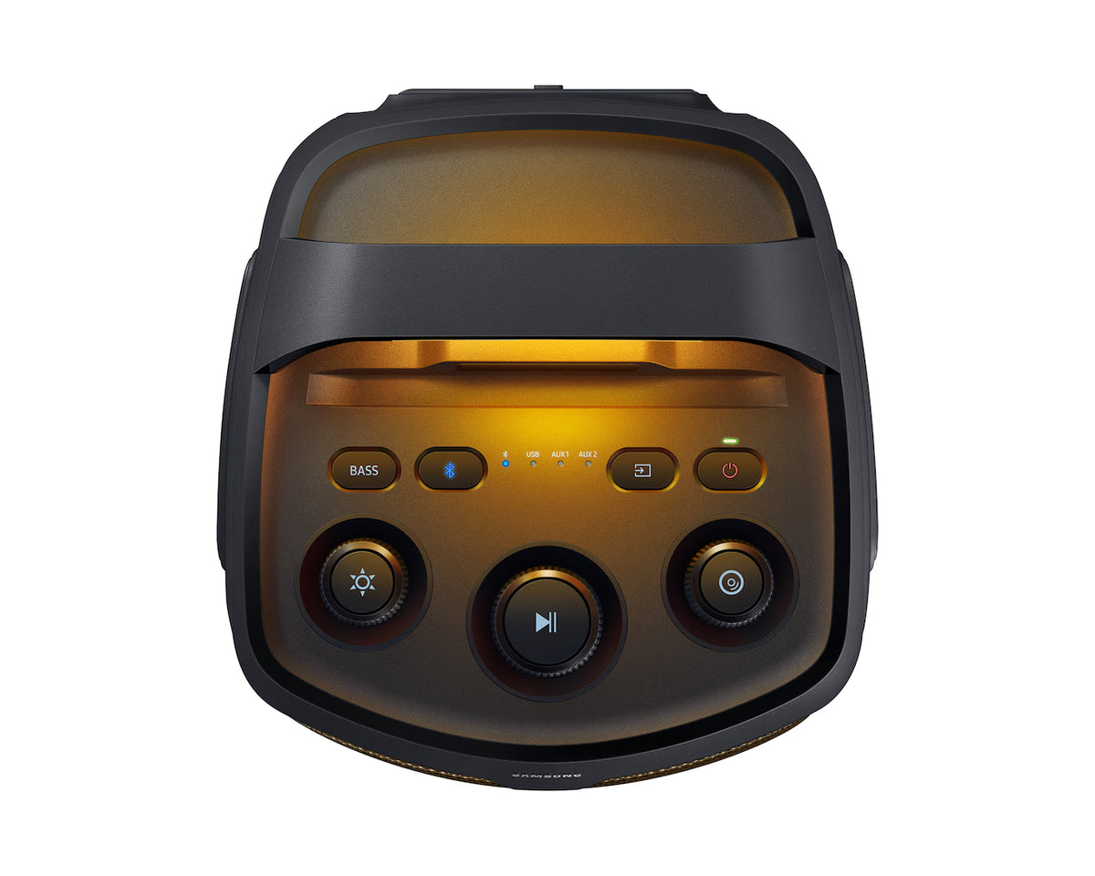 Samsung MX-ST40F Sound Tower | Bluetooth, Party Lighting, Karaoke Mic Input, Black
