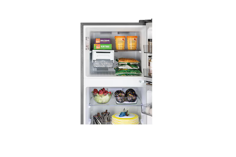 LG 251L Double Door Refrigerator – Smart Inverter, Smart Connect, Multi Air Flow | Dazzle Steel 1 Star
