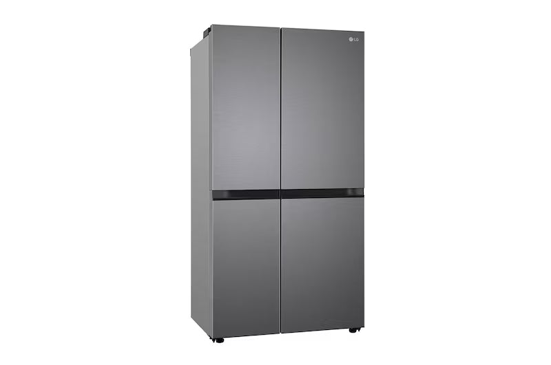 LG GL-B257JDS3 Side-by-Side Refrigerator (650L, Smart Inverter Compressor, Frost Free, Convertible, Multi Air Flow Cooling, Smart Diagnosis, Dazzle Steel Finish, Door Alarm)